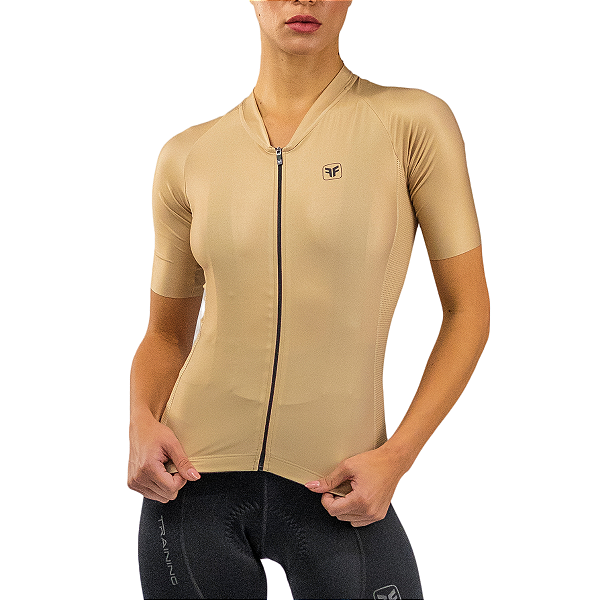 Camisa de Ciclismo Feminina Free Force Sand (Areia)