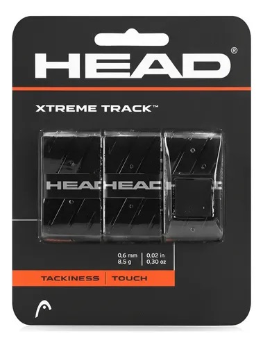 Overgrip Head Xtreme Track Preto - Kit 3 unidades