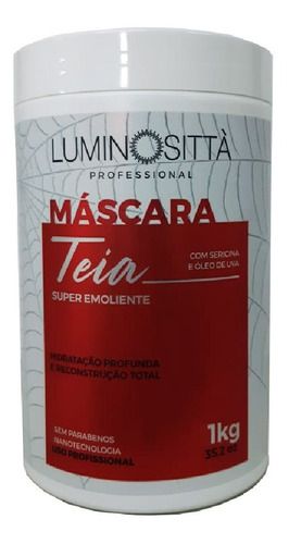 Máscara Teia Super Emoliente Reconstrução Profunda 1 Kg Luminositta