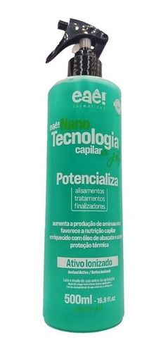 Nanotecnologia Capilar Potencializador Verde 500Ml Eaê