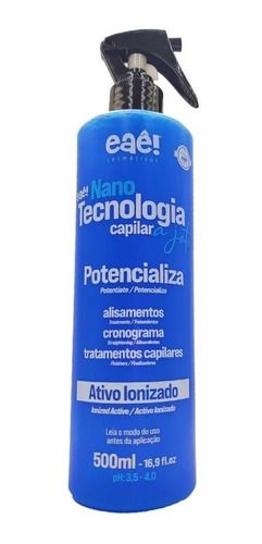 Nanotecnologia Capilar Potencializador Azul 500 Ml Eaê