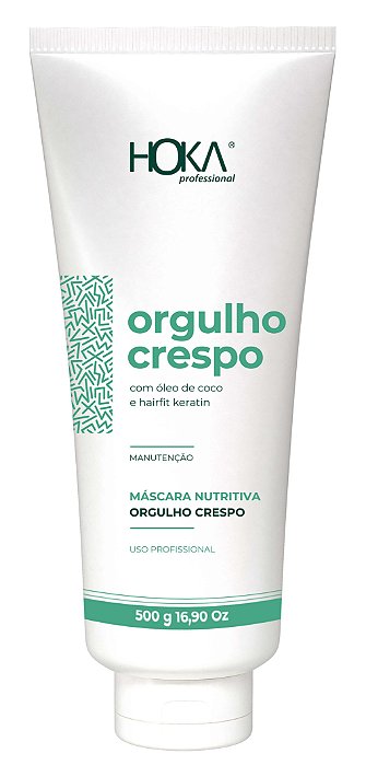 MÁSCARA ORGULHO CRESPO HOME CARE 500g - HOKA PROFESSIONAL