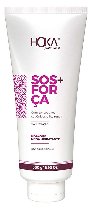 MÁSCARA SOS + FORÇA HIDRATANTE 500g - HOKA PROFESSIONAL