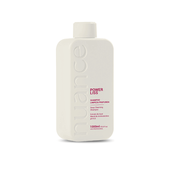 Shampoo Power Liss Limpeza Profunda 1 Litro Nuance