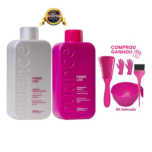 Kit Progressiva Power Liss 1 Litro Nuance Professional