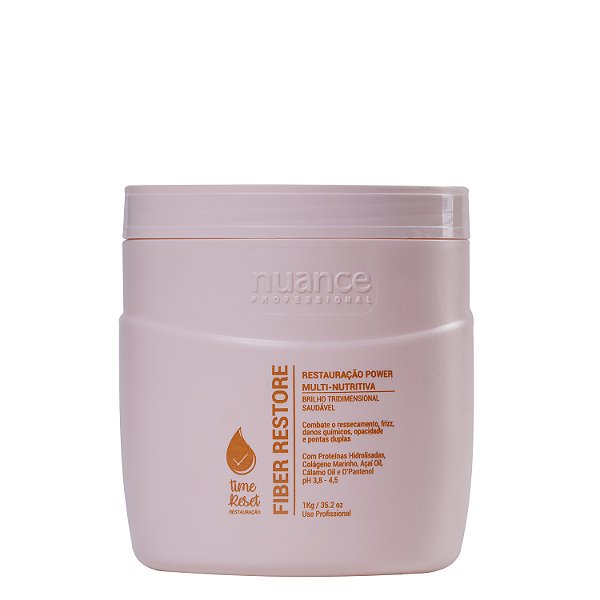 Máscara Fiber Restore Time Reset 1kg Nuance
