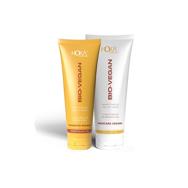Kit Bio Vegan Regeneração Intensa Shampoo E Máscara Hoka