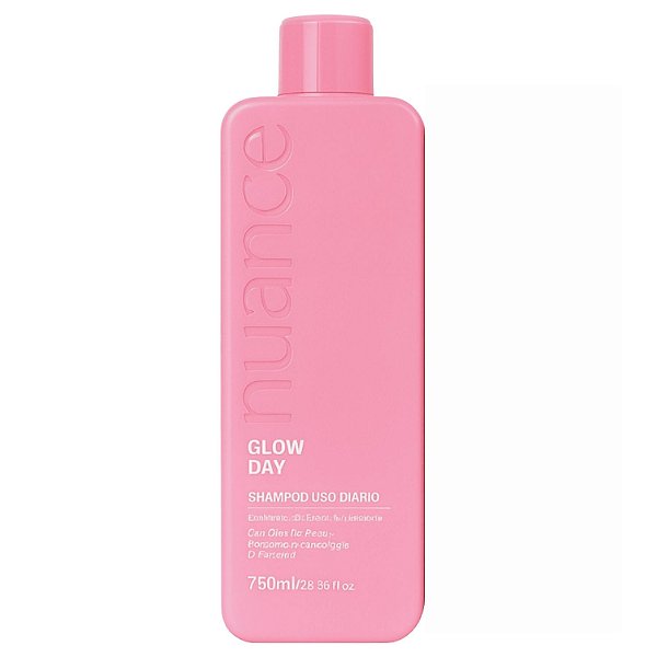 Shampoo Glow Day Nutritivo Uso Diário 750ml Nuance