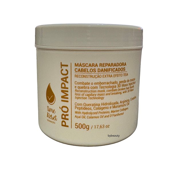 Máscara Pró Impact  Reconstrução Time Reset 500g Nuance
