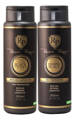 Kit Matizador Black Loiro Acinzentado 300ml Robson Peluquero
