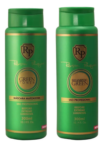 Kit Matizador Green Loiro Perolado Robson Peluquero