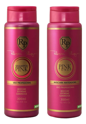 Kit Matizador Pink 300ml Efeito Champanhe Robson Peluquero