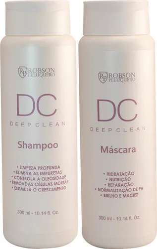 Kit Deep Clean 300ml Tratamento Detox Robson Peluquero
