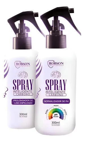 Kit Prolongador De Liso Carbono 300ml Robson Peluquero