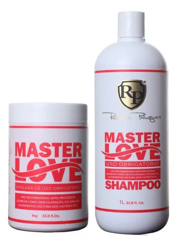 Kit Master Love Máscara 1kg + Shampoo 1l Robson Peluquero