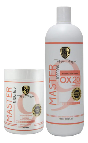 Po Descolorante + Ox 20 Master Mechas Robson Peluquero