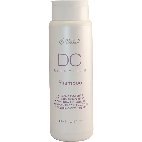 Shampoo Deep Clean 300ml Tratamento Detox Robson Peluquero