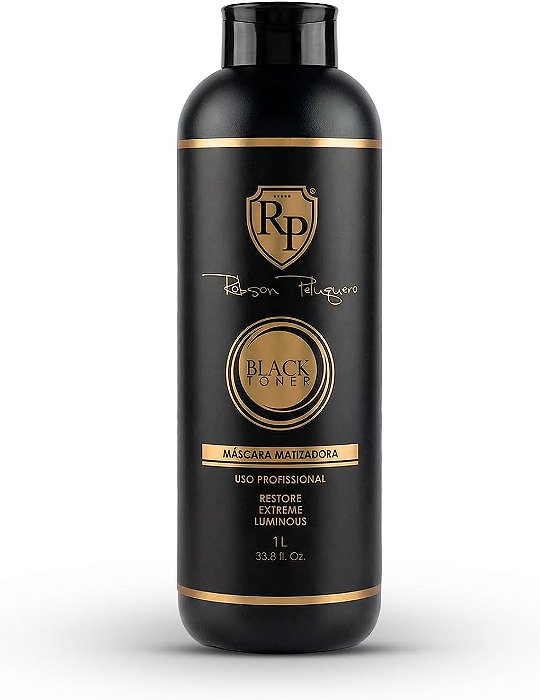 Matizador Black 1 Litro Loiro Acinzentado Robson Peluquero