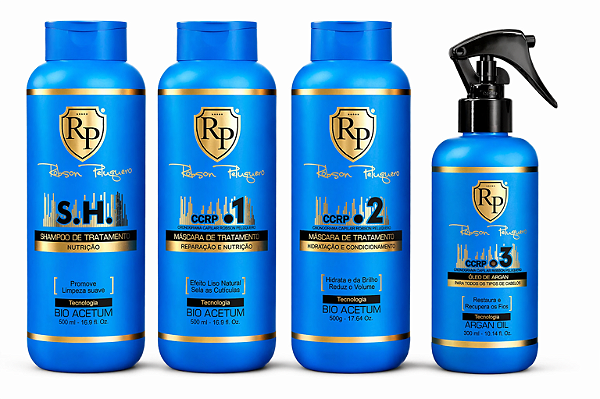 Kit CCRP 4 Passos Robson Peluquero Reconstrução