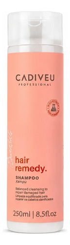 Shampoo Cadiveu Hair Remedy 250ml Para Cabelos Danificados