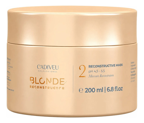 Mascara Blonde Reconstructor Cadiveu Profissional 200ml