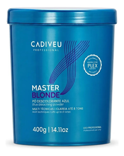 Cadiveu Master Blonde Pó Descolorante 400g Original