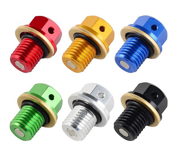 Parafuso Óleo Bujão Magnético + Anel Honda Nc750x Cb500x