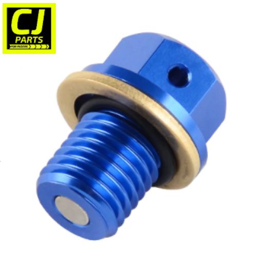 Parafuso Óleo Bujão Magnético + Anel Honda Nc750x Cb500x - Azul