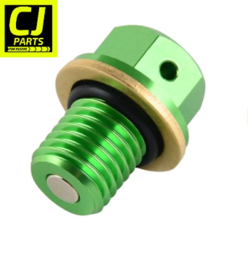 Parafuso Óleo Bujão Magnético + Anel Honda Nc750x Cb500x - Verde