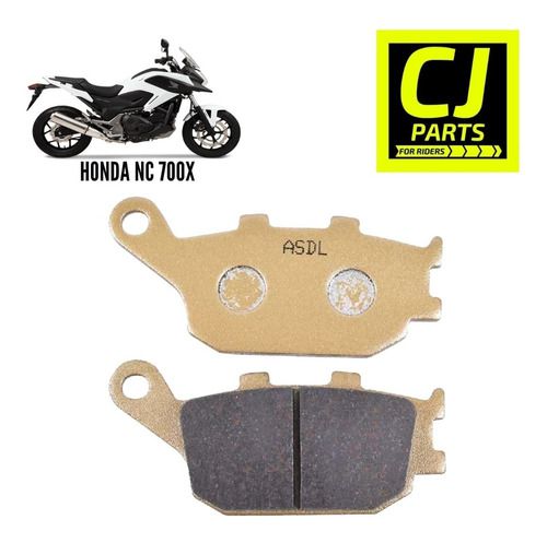 Pastilha Freio Traseira Nc700 S/abs  Cerâmica
