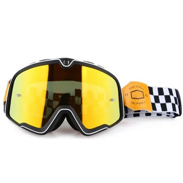 Óculos Flat Track Motocross Trilha Vintage Motociclista