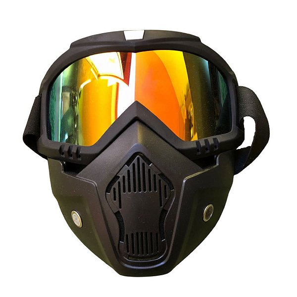 Máscara Oculos Motociclista Motocross Moto Capacete Bike