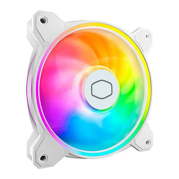 Cooler Fan Cooler Master MF120 Halo 2, 120mm, ARGB, Branco