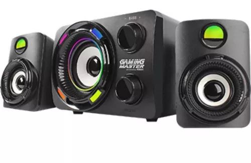 Caixa de Som Subwoofer K-Mex SS-9800, LED, Stereo, Preto