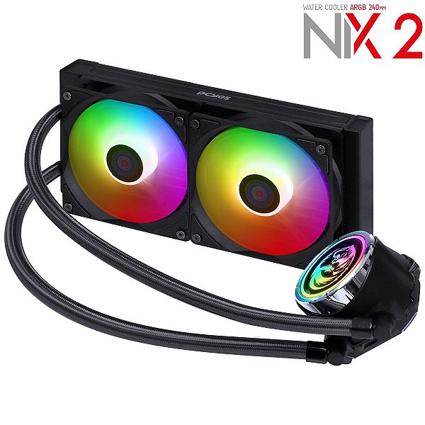 Water Cooler Gamer PCYES Nix 2, ARGB, 240mm, PCYWCNIX240