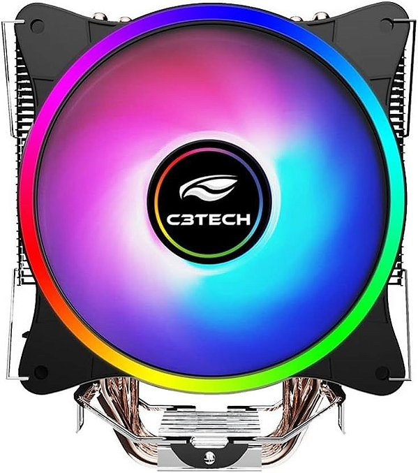 Air Cooler C3Tech FC-L110M Multicores, RGB, AMD/Intel, 38 CFM
