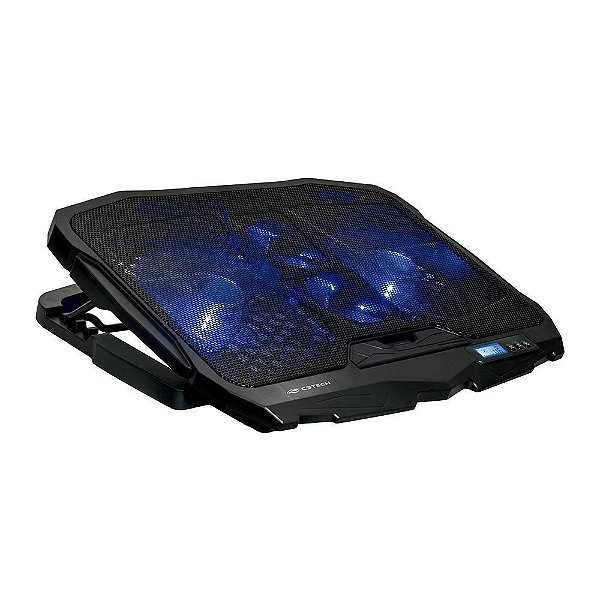 Base de Notebook C3Tech NBC-100BK, até 17,3", Ergonômica