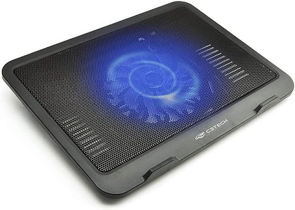 Base de Notebook C3Tech NBC-11BK, até 14", Cooler Fan 1x140mm, 800-1000RPM, Preto