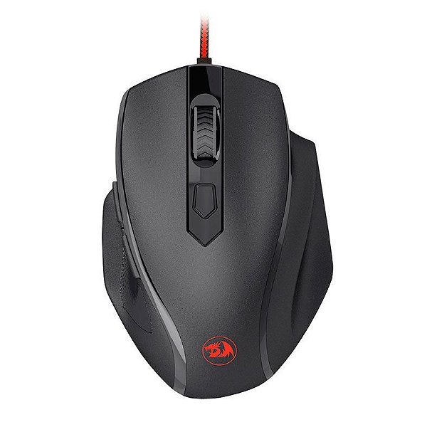 Mouse Redragon Tiger 2, USB, 3200 DPI, 5 Botões Programáveis, Preto, M709-1