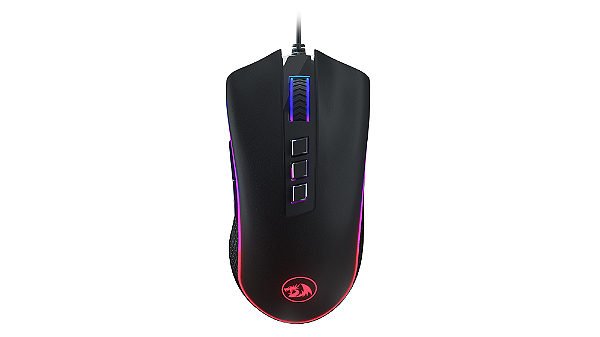 Mouse Redragon King Cobra FPS, RGB, USB, 16000 DPI, 8 Botões Programáveis, Preto, M711-FPS-1