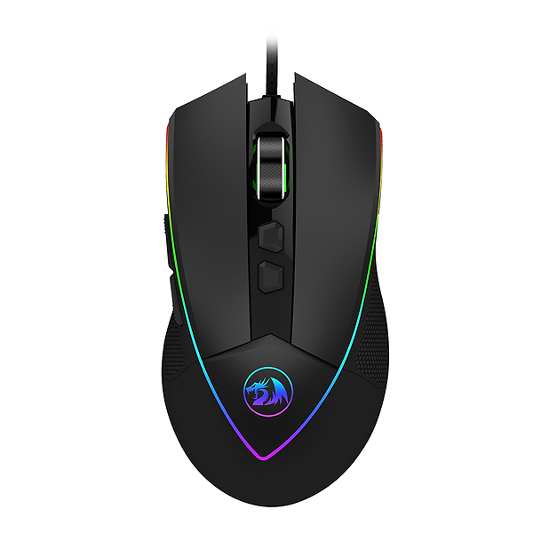Mouse Redragon Emperor Chroma, RGB, USB, 12400 DPI, 7 Botões Programáveis, Preto, M909-RGB
