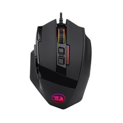 Mouse Redragon Sniper, RGB, USB, 12400 DPI, 9 Botões Programáveis, Preto, M801-RGB