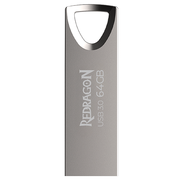 Pendrive Hiksemi Redragon Lume Flash 64GB, USB 3.0, Prata, ED-505