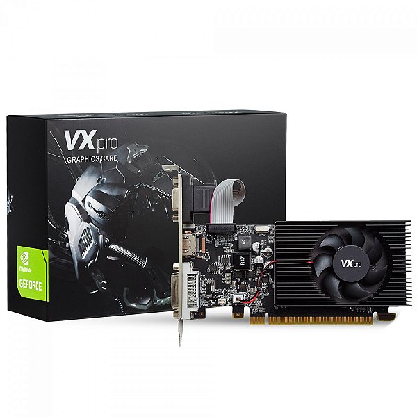 Placa de Vídeo Duex VXpro NVIDIA GeForce GT730LP, 2GB, DDR3, 128Bit, GT730LP24GD3-A