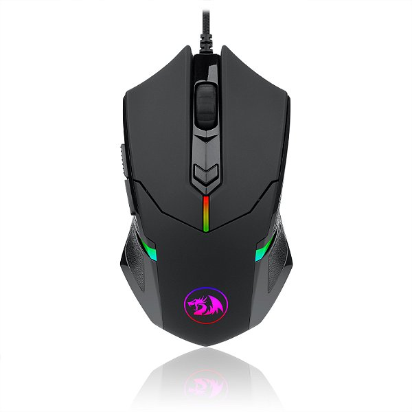 Mouse Redragon Centrophorus 2 RGB, 7200 DPI, 6 Botões Programáveis, Preto, M601-RGB