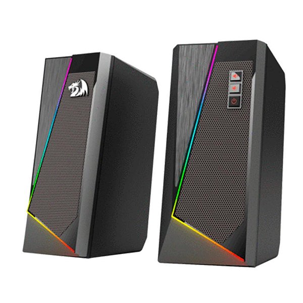 Caixa de Som Redragon Anvil, RGB, USB/P2, 3Wx2, Preto, GS520