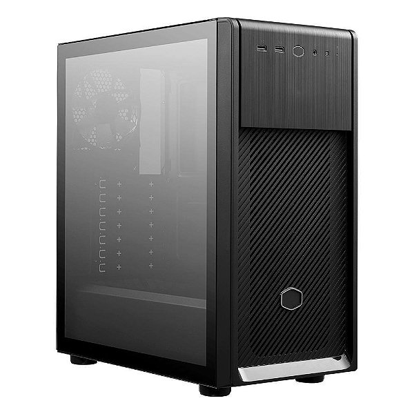 Gabinete Cooler Master Masterbox Elite 500, Mid-Tower, Lateral Vidro Temperado, Fan 1x120mm, Preto, MCB-E500-KGNN-S00