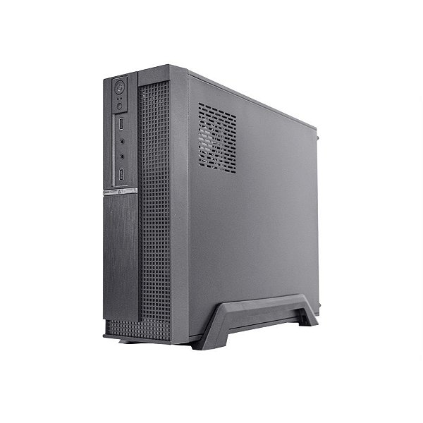 Gabinete K-Mex GM-04CC, Slim-Tower, Fonte 200W, Preto