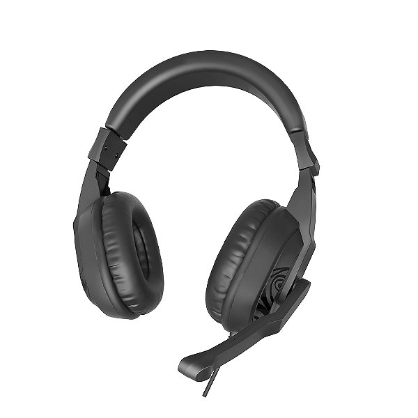 Headset C3Tech PH-300BK, USB, Microfone, Drivers de 40mm, Som Estéreo, Preto