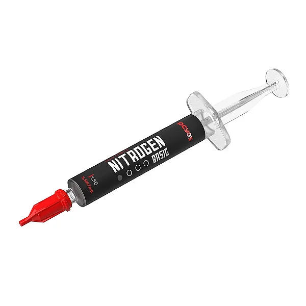 Pasta Térmica PCYES Nitrogen Basic 1,5g, 5,5W/mK, Seringa, Prata, PCYNB1555